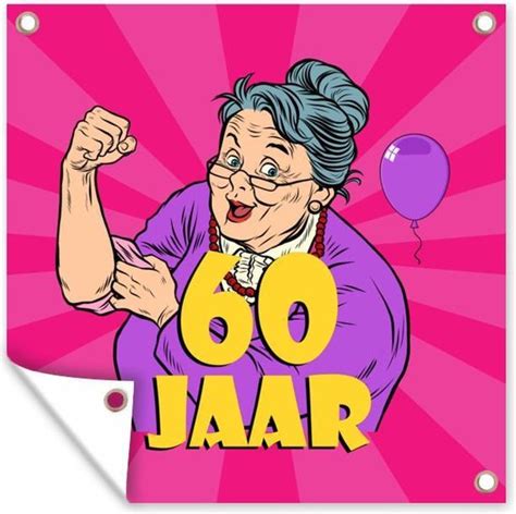 spandoek 60 jaar vrouw|60 jaar verjaardag 